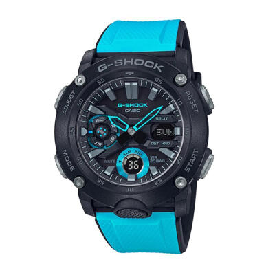 

Casio G-Shock GA-2000-1A2 Carbon Core Guard Structure Watch - Blue Black