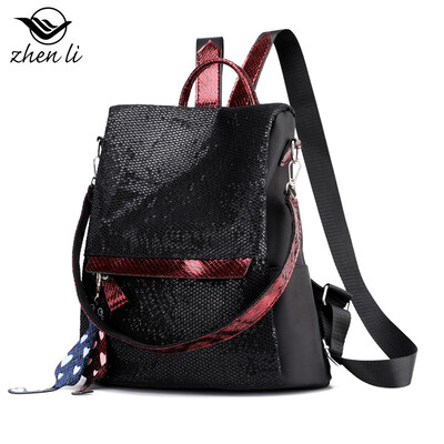 

Backpack female shoulder fashion nylon womens backpack sweet lady bag female