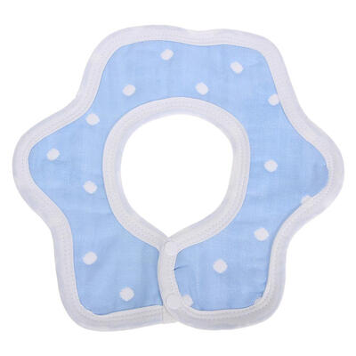 

Bibs Cloth Baby Boys Girls 360 Degree Rotation Cotton Gauze Bib Dot Print