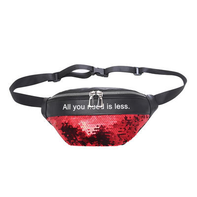

Sequins Fanny Packs Waist Bags Women Chest Pouch Shoulder Bum Belt Bags