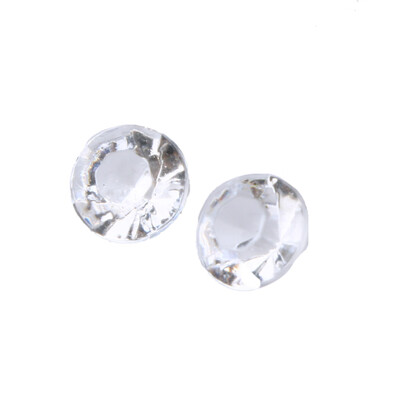 

500pcs 10mm Transparent Acrylic Awl Diamond Wedding Table Party Decration