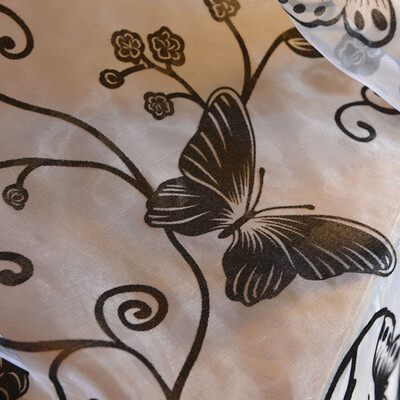 

Fashion 12M Hot Butterfly Voile Door Curtain Panel Window Room Divider Sheer Curtain