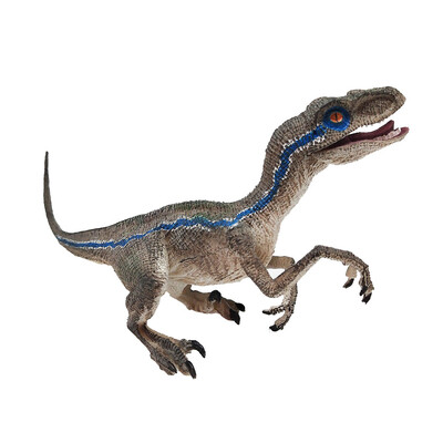 

Gobestart Blue Velociraptor Dinosaur Action Figure Animal Model Toy Collector