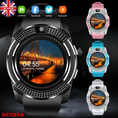 

V8 Smart Watch&SIM Phone&Bluetooth Camera&GPS For Samsung iphone iOS Android LOT