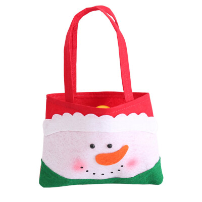 

〖Follure〗Merry Christmas Gift Bag Santa Snowman Storage Bag Non-woven Candy Tote