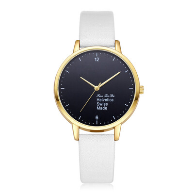 

Womens Watches Top Brand Dial Ladies High Quality Quartz Wristwatch Solid Color Leather Strap Clock Casual Relogio Feminino50