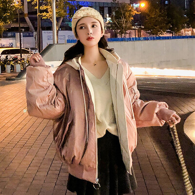 

Toponeto Women Solid Casual Thicker Winter Warm Jacket Short Overcoat