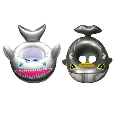 

Cartoon Shark Inflatable Baby Swimming Ring Toddler Neck Float Circle Seat