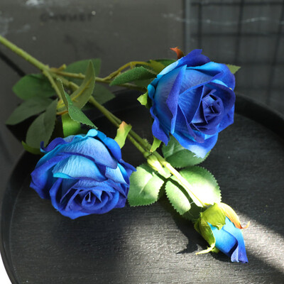 

〖Follure〗Flannel Pearl Rose Artificial Flower Home Decoration Wedding Bouquet