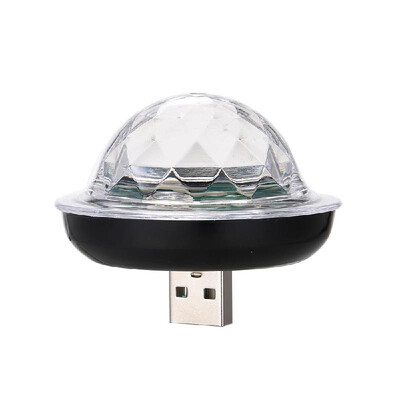 

Second Generation Mini Portable Light Weight USB Voice Control Small Magic Ball Stage Lamp With Interface Of IOS