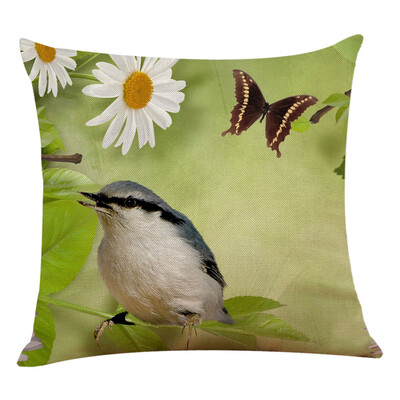 

〖Follure〗Cotton Linen Square Home Decorative Throw Pillow Case Sofa Waist Cushion Cover