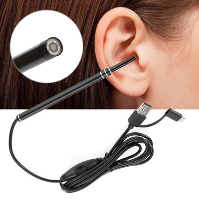 

LED EndoscopeMedical Otoscope Earpick Oral Cavity Dental Endoscope Inspection Device with LED Light Medical Inspection Camera