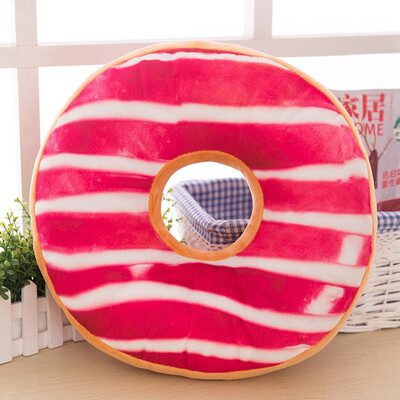 

〖Follure〗Soft Plush Pillow Stuffed Seat Pad Sweet Donut Foods Cushion Cover Case Toys A