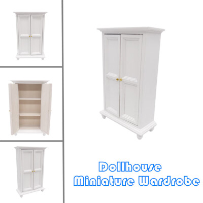 

Siaonvr Dollhouse Furniture Mini Bedroom Wardrobe Miniature Living Room Pretend Play Toy