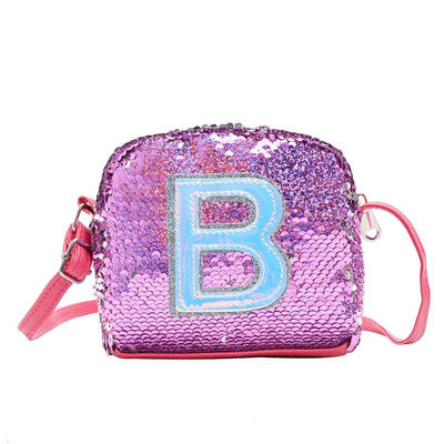 

Fashion Sequins Letter Shoulder Handbags Women Small Leather Crossbody Bags