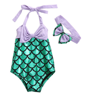 

Toddler Kids Girl Mermaid Swimwear Bathing Swimsuit Swimming Costume Summer