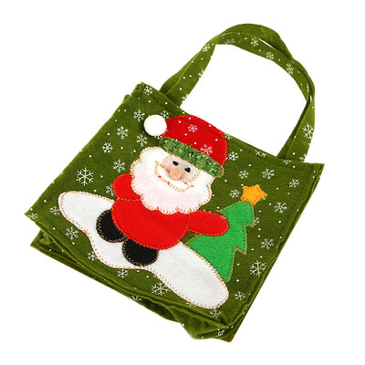 

Siaonvr Christmas Candy Bag Santa Claus Snowmen Gift Bag Children Storage Bag