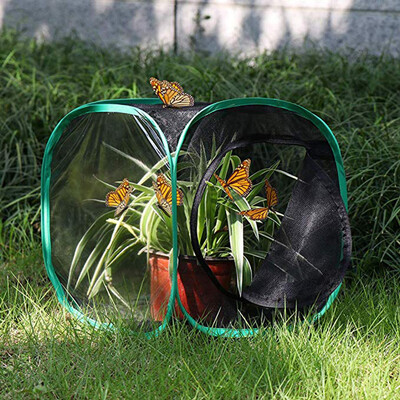 

Gobestart 2PC Portable Foldable Insect And Butterfly Habitat Cage Housing Enclosure