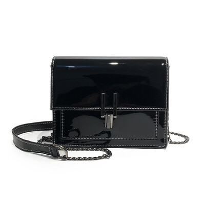 

2018 new Korean fashion paint mirror small square bag trend female bag shoulder slung mini bag female