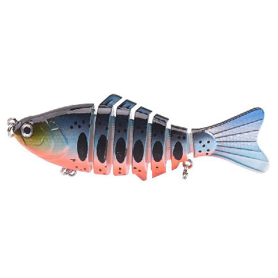 

10cm156g Lifelike 7 Jointed Sections Swimbait Fishing Lure Crankbait Hard Bait Fish Hook Fishing Tackle