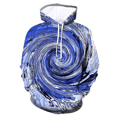 Toponeto Mens 3D Funny Jacket Long Sleeve Hooded New Style Coat Hoodie Blouse Tops