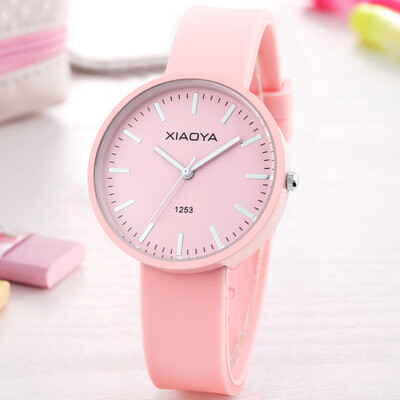 

Watch female fashion trend Korean version of simple casual cute middle school childrens exam watch small fresh quartz watch