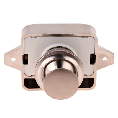 

Push Lock Button Catch Lock Cupboard Door Knob Motorhome RV Cabinet