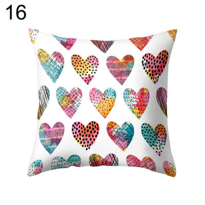 

Rhombus Geometric Throw Pillow Protector Case Cushion Cover Sofa Bedding Article