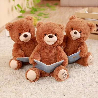 

30cm Cute Electric Bear Plush Animals Stuffed Toys Tell Stories Plush Teddy Bear Educational Toys for Kids