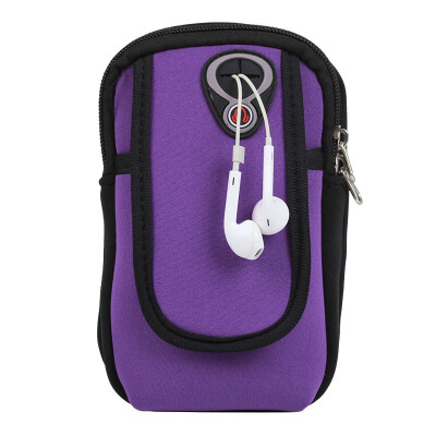 

Sport Armband Running Flip Bag Case for iPhone Samsung Universal Smartphone Mobile Phone Earphone Holes Keys Arm Bags Pouch