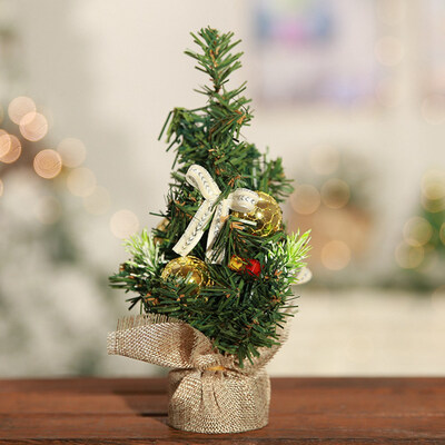 

18Inch Small Table Desk Mini Christmas Tree Holiday Ornaments Christmas Decoration