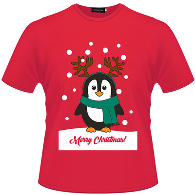 

Christmas Snowman Elk Santa Penguin Printed T Shirt Casual Cute Xmas Short Sleeve Christmas Gifts Tee Shirt Tops