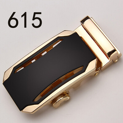 

Fashion Mens Business Alloy Automatic Buckle Unique Men Plaque Belt BucklesRatchet Men 35cm Apparel Accessories GH20