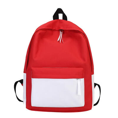 

Fashion Contrast Color Canvas Teenagers Schoolbags Shoulder Bags Backpacks