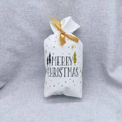 

Elk Snowflake Santa Claus Gift Bags Merry Chrtistmas Candy Food Bags With Ribbon For Christmas Decoration Supplies