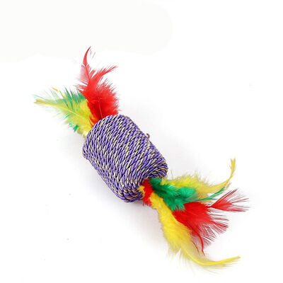 

Funny Cat Toy Interactive Pet Kitten Feather Cat Toys Catnip Scratcher Playing Throw Toys For Cats Kitten Pet Products