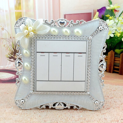 

〖Follure〗Home Switch Cover Square Shape Switch Wall Light Socket Stickers Room Decor A