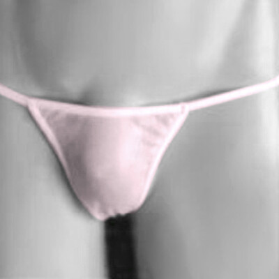 

Mens Low Waist Pouch G-String Mesh Mini Triangle T-Back Thongs Briefs Underwear