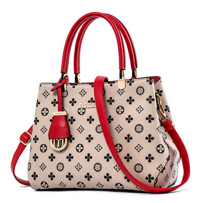 

Female bag 2019 new ladies handbag personality Korean version of the wild flower material shoulder Messenger bag female one generation
