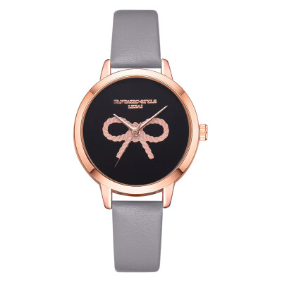 

Fashion Women Watches Embossed Butterfly Pattern Dial Ladies Quartz Wristwatch Simple Leather Strap Clock Zegarki Damskie