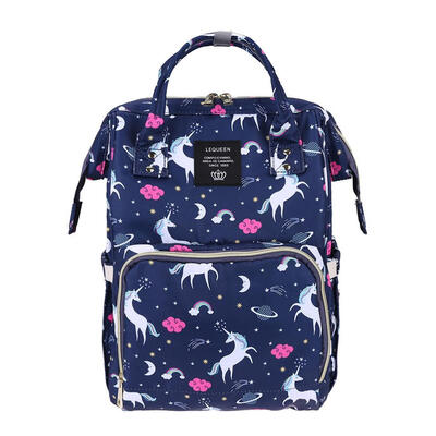 

Mummy Maternity Diaper Handbag Graffiti Large Baby Nursing Travel Backpack