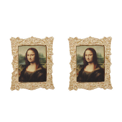 

Flashbuy Alloy Famous Paintings Earrings for Women Mona Lisa&Van Gogh Statement Earrings Fashion Pendientes Girls Jewelry