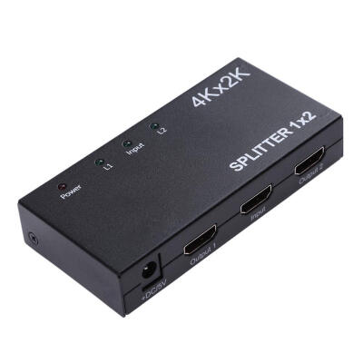 

4Kx2K HDMI Splitter Video HDMI Switch Switcher Adapter 1 in 2 Out Amplifer