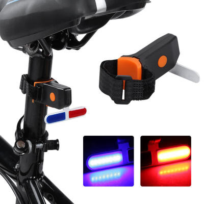 

Greensen USB Charging LED Tail Light Red & Blue Rear Lamp for MTB Bicycle Mountain Bike