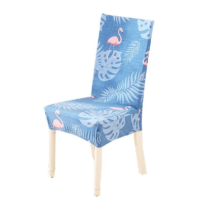 

Printed Chair Cover Soft Milk Silk Home Seat Protector Stretch Anti Dust