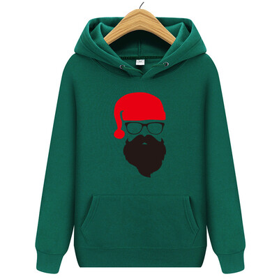 

Tailored Women Long Sleeve Santa Claus Print Loose Hoodie Fleece Automn&Winter Blouse