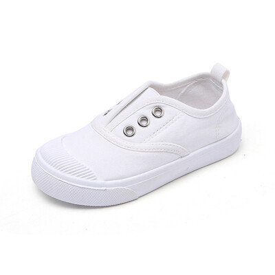 

Toddler Children Boys Girls Solid Cute Sneaker Kids Shoes Baby Canvas Shoes