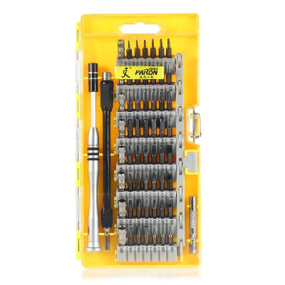 

PARON 60 in 1 Multi-functional Precision Telecommunication Tool Magnetic Torx Hex Slotted&Phillips Screwdrivers Set Repair Too