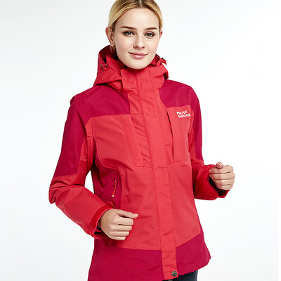 

El Monte ALPINT MOUNTAIN Jackets three-in-one outdoor men&women couples fleece two-piece waterproof warm jacket winter clothes 650-692 watermelon red female