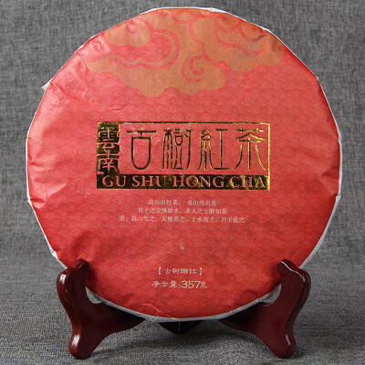 

20182019 Yunnan Old Tree Black Tea Dianhong Feng Qing Red Tea Cake 357g